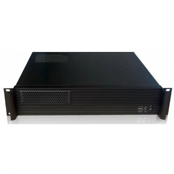 Techly I-CASE IPC-240L serverfodral - Support - Aluminium, Stål - Micro-ATX, Mini-ITX - Svart Svart