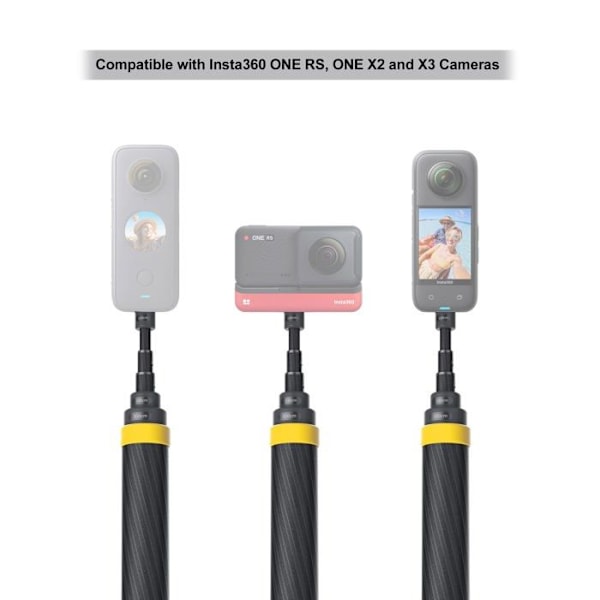 Insta360 selfie stick - stick - DINEESS/B - Selfie stick 3 m för One X2, One R, One X, One camera