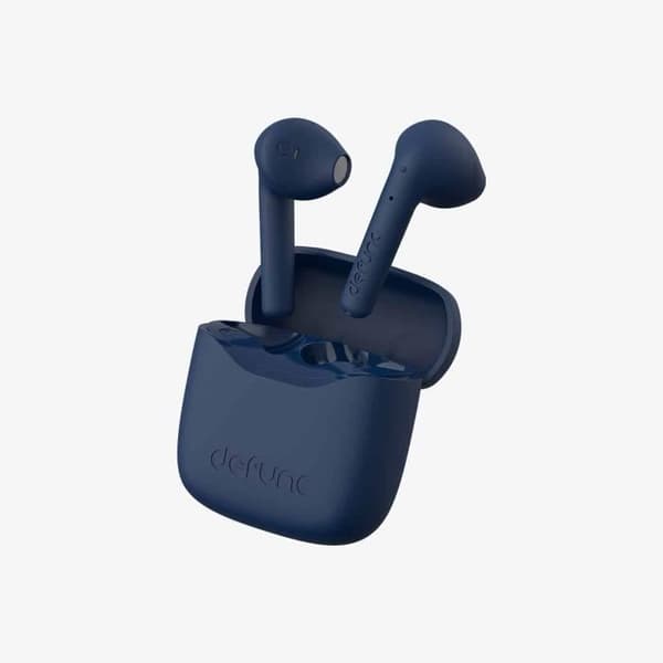 Trådlösa Hörlurar - Defunc - True Lite - Bluetooth 5.3 - IPX4 - 20h Batteritid - Blå Blå