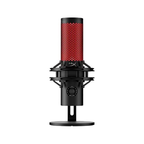 HyperX Quadcast 2 Gamingmikrofon för USB-kondensatorströmning svart Matte svart)