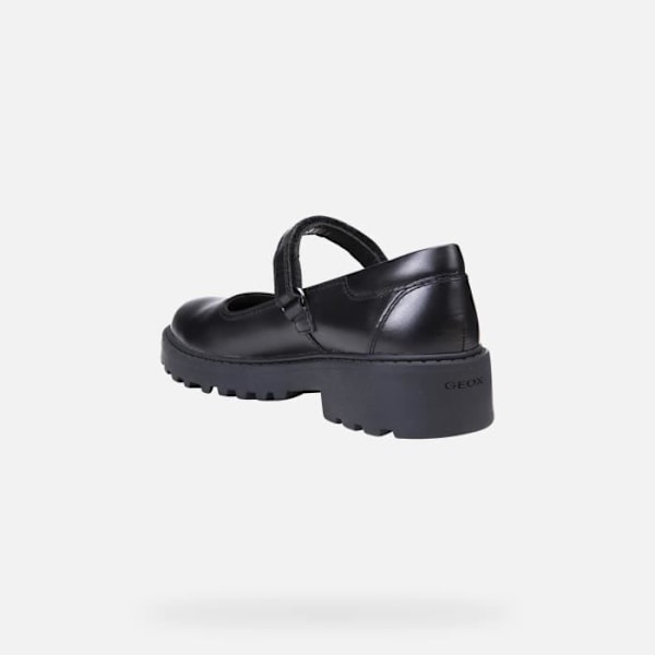 Ballerinor - Geox - JR CASEY - Girl - Läder - Svart - Bekväm och andas Svart 40