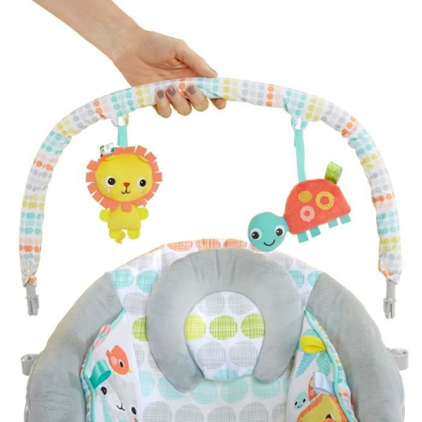 BRIGHT STARTS Bouncer Whimsical Wild - Flerfärgad Rosa och mångfärgad
