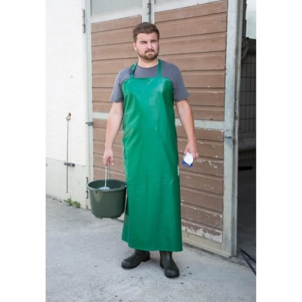 Kerbl mjölk-/tvättförkläde - grönt - 125x100 cm