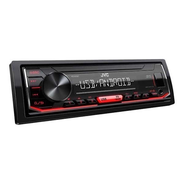 JVC KD-X162 bilradio - Integrerad digitalmottagare - Full-Din - 50 Watt x 4