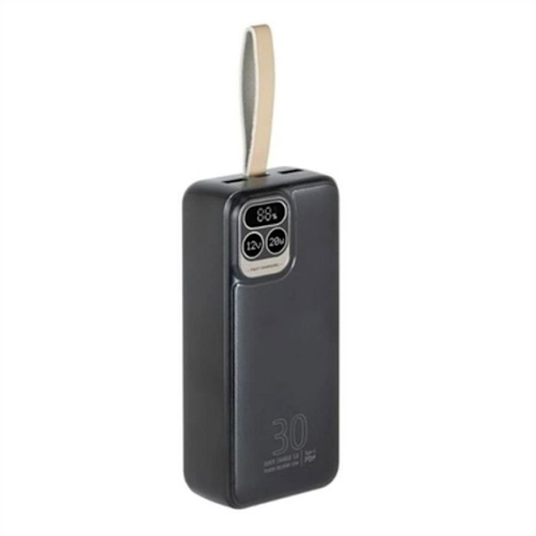 Externt batteri - powerbank för telefon Rivacase EXTERNT BATTERI USB 30000MAH/VA2585 Grå