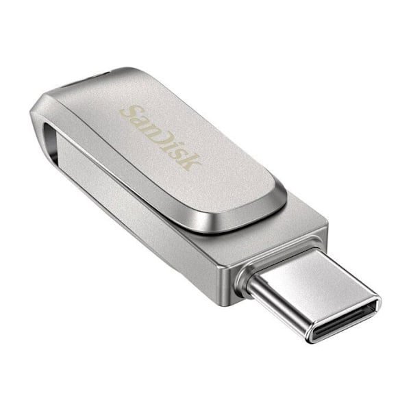 USB-minne - SANDISK - Ultra Dual Drive Luxe - 128 Go - 150 Mo/s - USB-C / micro USB