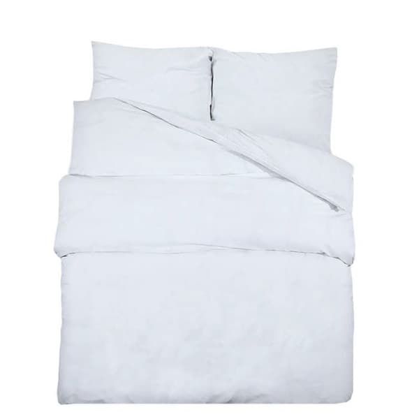 vidaXL Påslakanset Vit 200x220 cm Bomull136169 Vit