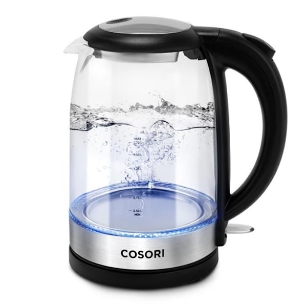 COSORI Elektrisk Kanna Kettle Chef Edition 1,7L - Glas Glas