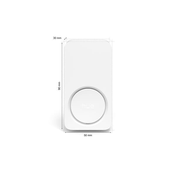 Intelligent klockspel - PHILIPS HUE - Hue Secure Smart Chime - Vit - Kompatibel med Hue-systemet - Anpassningsbara ljudaviseringar