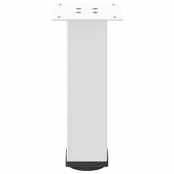 vidaXL Sofabordben 4 delar Vit 30-32 cm Stål 4012461