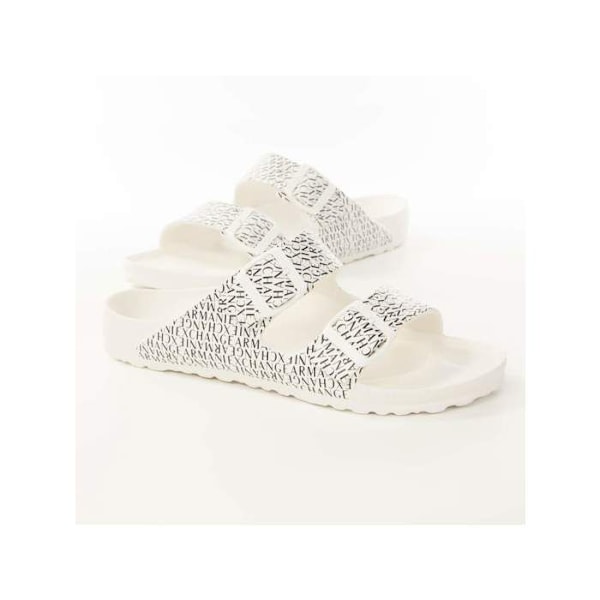 Claquette Emporio Armani Herr Unlimited logotyp Vit Syntetisk Vit 43