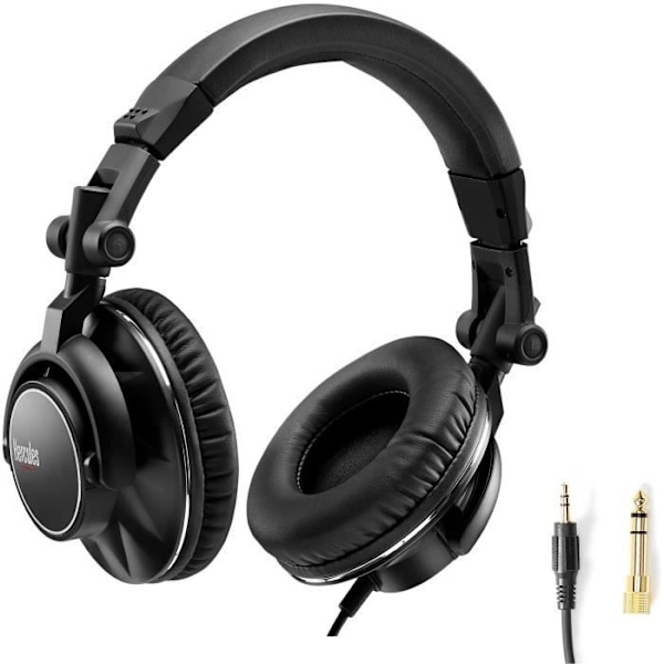 HERCULES HDP DJ60 - Hörlurar Circum-aural - Bullerdämpning - Svart
