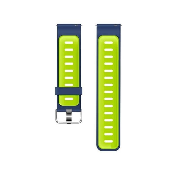 Armbandsur - BELINE - 22 mm - Bicolor Silikon - Blå-Grön - Unisex Blå