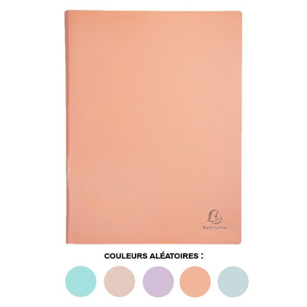 Dokumentskydd - Exacompta - Aquarel - Polypropen - 30 fickor - 60 visningar i olika färger korall, rosa, grön, blå, lila