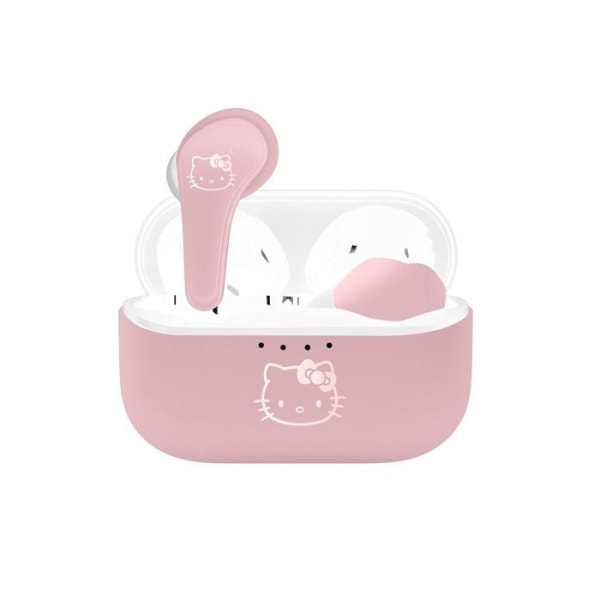 Hörlurar - Otl technologies hörlurar - HK0856 - Trådlös Bluetooth V5.3 Hello Kitty hörlurar med rosa laddningsbox