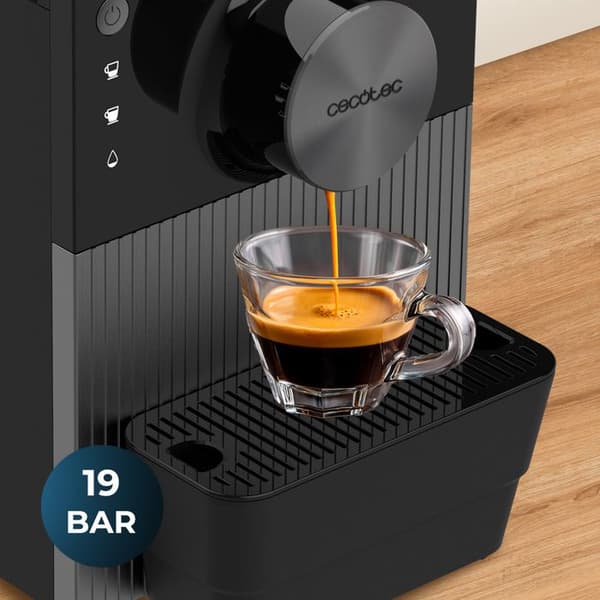 Cecotec Superautomatiska Kaffemaskin Compacta Cremmaet Cube Röd. 1350W, Professionell, Pressystem, Förinfusion