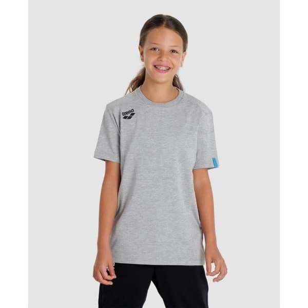 T-shirt barn Arena Team Panel grå 8-9 år gammal