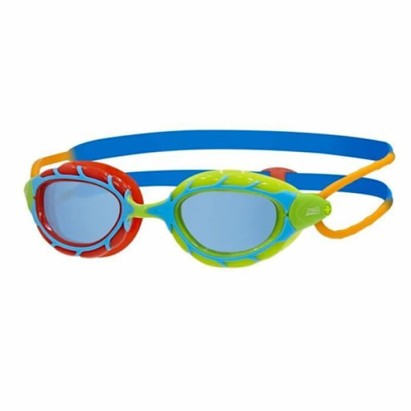 Zoggs Predator Junior Unisex-Youth Simglasögon, Orange - Röd-Grå - Grön-Bläck, 6-14 år - 313869