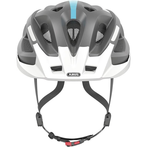 Cykelhjälm - Abus - Aduro 2.0 - Optimal komfort - Effektiv ventilation - Färg tävlingsgrå raya grå M