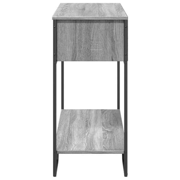 vidaXL Konsolbord sonoma grå 100x35x74,5 cm ingenjörsträ 848532