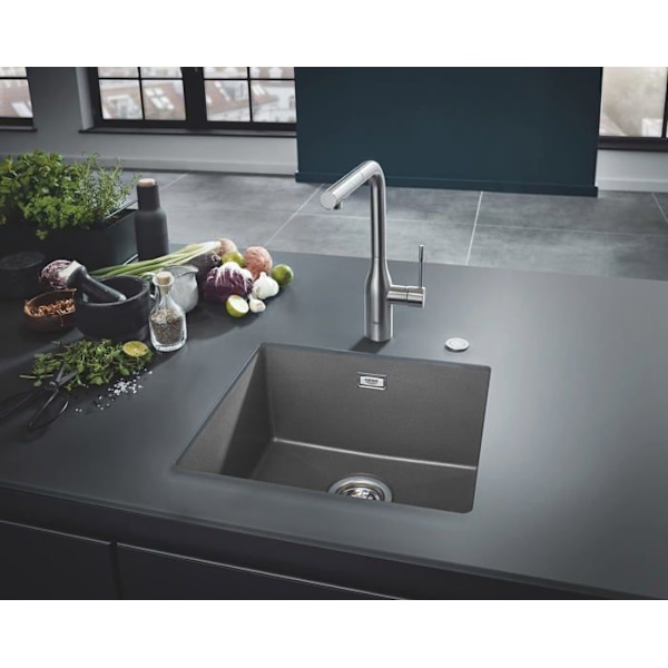 GROHE Kompositvask K700U 457 x 406 mm Granitgrå 31653AT0