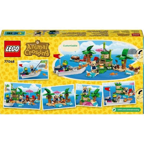 LEGO Animal Crossing 77048 Admiral's Maritime Excursion, kreativ leksak för barn Flerfärgad