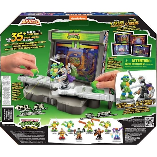 Ninja Turtles Battle Arena - Akedo - Moose Toys Flerfärgad