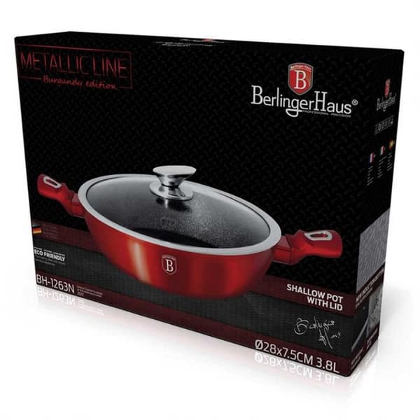 Faitout - BH-1263 - Smidd aluminium - 28 cm - Turbo Induction-system