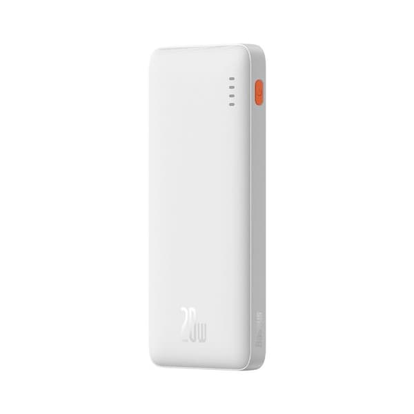 Extern batteri - BASEUS - Airpow - 10000mAh - 20W - Vit Vit