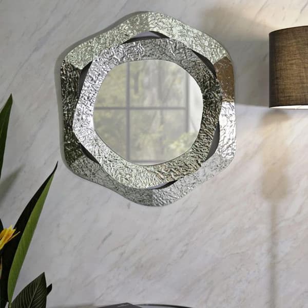 Väggspegel Design "Aury" 75cm Silver