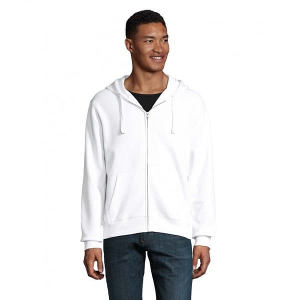 Sol's Spike zip hoodie Ljunggrå jag