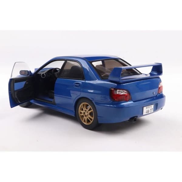 Solid Subaru Impreza WRX STI 2003 Sonic Blue - Miniatyr 1/18 Sonic Blue