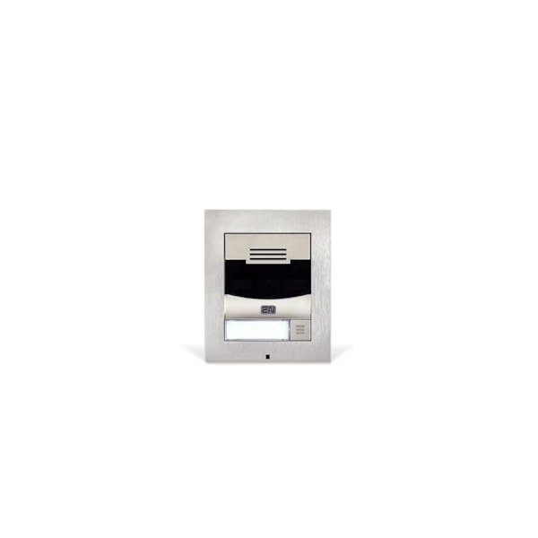 Intercom IP - 2N - Solo - Inbyggd installation - Silver - Utan kamera Satinstål