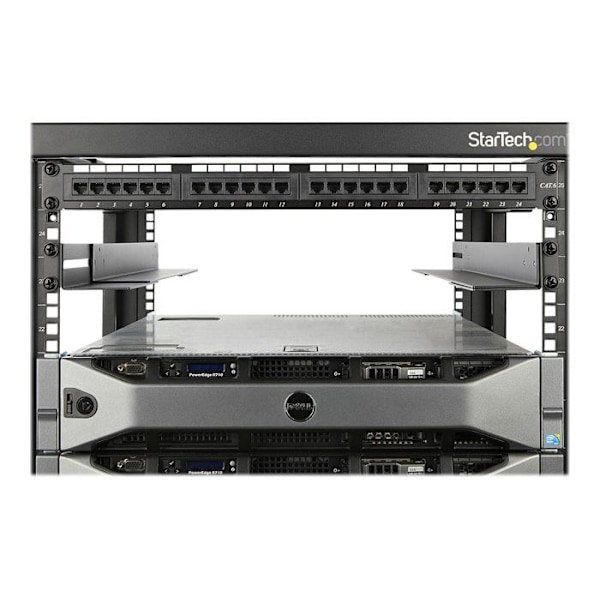 Rackskjuter för server - STARTECH.COM - UNIRAILS1UB - Justerbar i djup - Svart - 90,5 kg