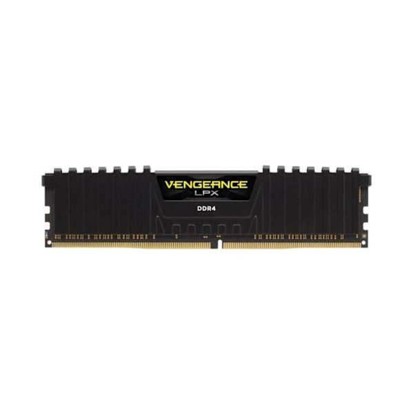 RAM-minne - CORSAIR - Vengeance LPX DDR4 - 16GB 2x8GB DIMM - 3000 MHz - CAS 15 - 1,35V - Svart (CMK16GX4M2B3000C)