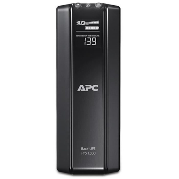 UPS - APC - Back UPS Pro 1500 - 1500 VA Svart