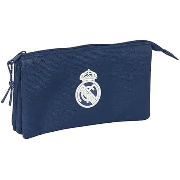 Trousse Triple - SAFTA - Real Madrid - Barn - Syntetisk - Bekväm - Blå Blå