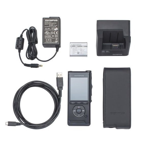 OLYMPUS DS-9500 röstinspelare - Två mikrofoner - WiFi - Svart