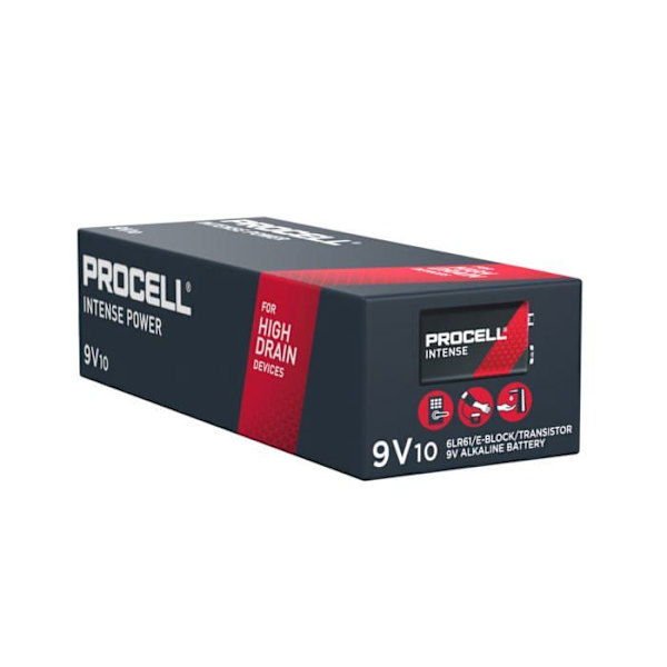 Procell - Alkaliskt batteri 6LR61 Procell Intense 9V 726mAh-Procell