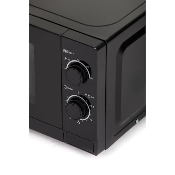 Enkelfunktions mikrovågsugn - SHARP - R-200BKW - 20 L - 800W - 5 effektnivåer - Svart