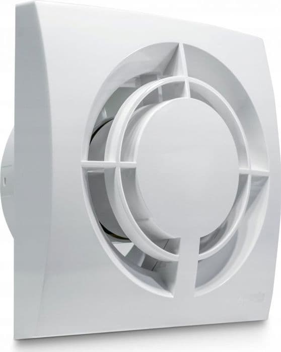 Badrubbelventilator - AWENTA - WFB125H - Vit - 13W - Timer Vit