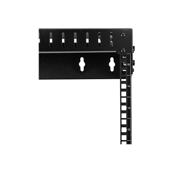 STARTECH 15U Väggmonterad Server Rack - Nätverksskåp med öppen ram - Väggmonterad Rackmontering - 15U Rack