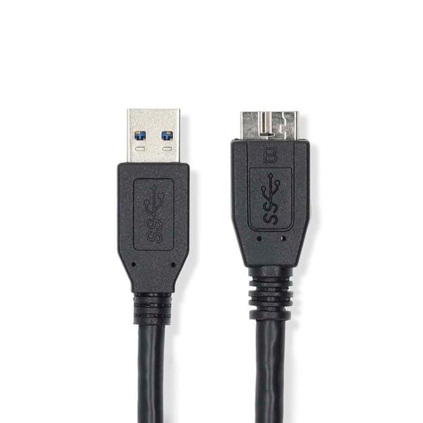 USB-kabel - Nedis - CCGL61500BK05 - 0,50 m - USB 3.2 Gen 1 - 5 Gbps