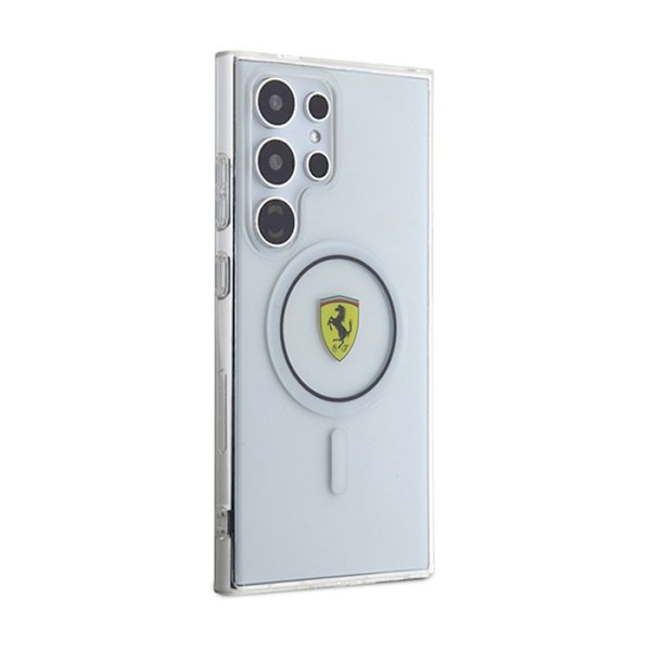 Telefonfodral - Ferrari - IML Transp Inner Circle Line MagSafe - Transparent - Mjuk - Stötskydd Transparent