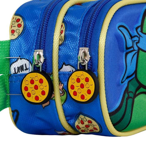 Trousse Dubbel 3D - Ninja Sköldpaddor Kompisar - Grön - One Size Grön
