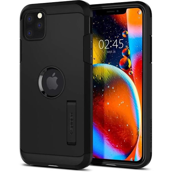 Spigen iPhone 11 Pro Max-fodral [Tough Armor] Trippelskydd, US Mil-Grade [Svart] (075CS27142)
