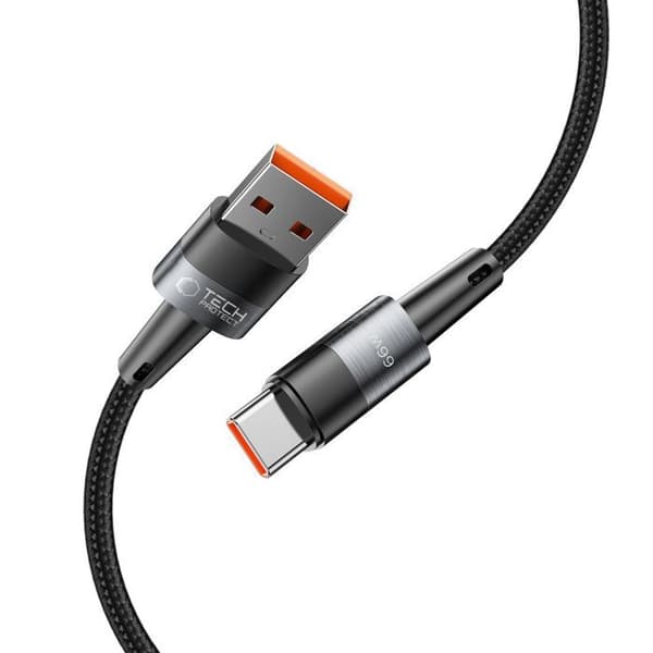 Câble Usb-C Tech-Protect Ultraboost 66 W 6 A För Telefoner, Adapter 200 Cm Grå