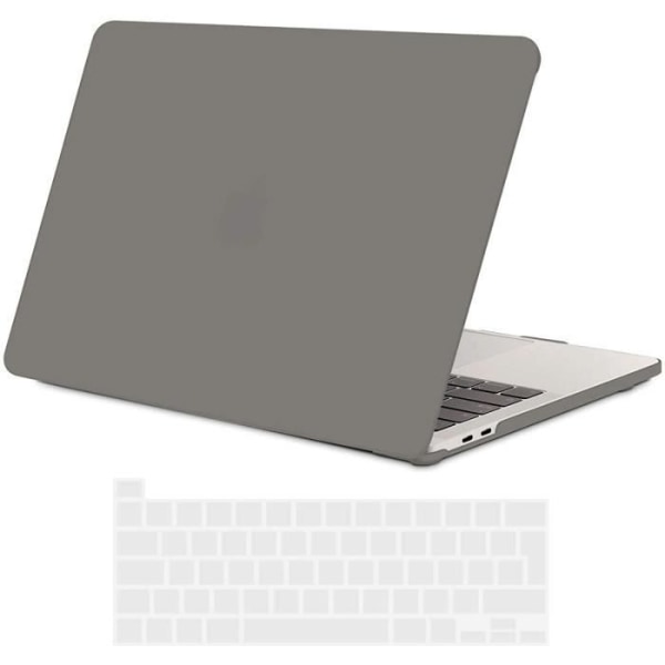 TECOOL 2020 MacBook Pro 13 tum modell A2338(M1) A2251 A2289 Fodral med EU-tangentbordsskydd - grå Grå