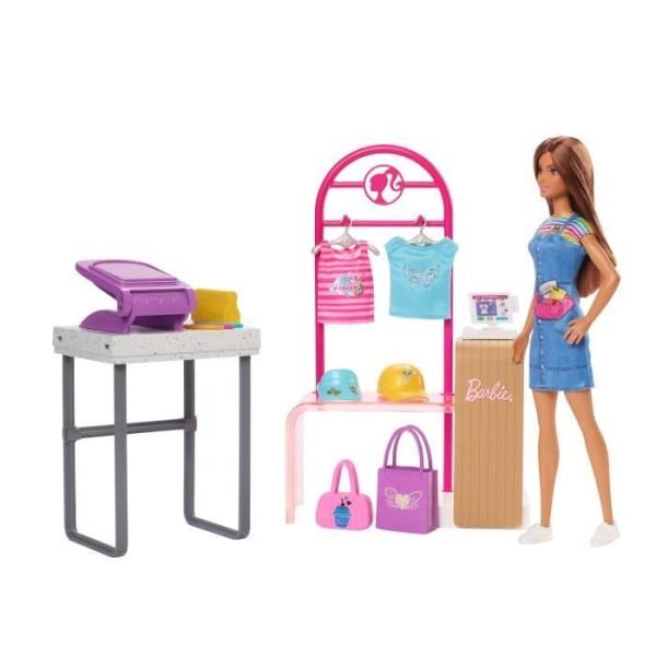 Barbie - Barbie Boutique Creation Box - Modelldocka - 5 år och + - BARBIE - HKT78 - BARBIE DOCKA DOLL