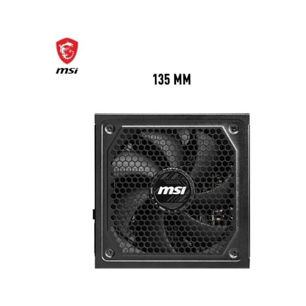 Strömförsörjning - MSI - MAG A1000GL - 1000W - PCIe5 - Hög prestanda
